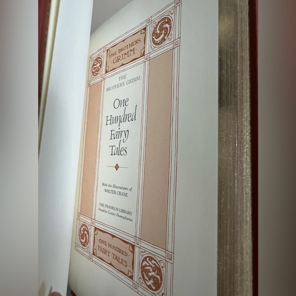 Gift Condition One Hundred Fairy Tales  The Franklin Library - Picture 8 of 12